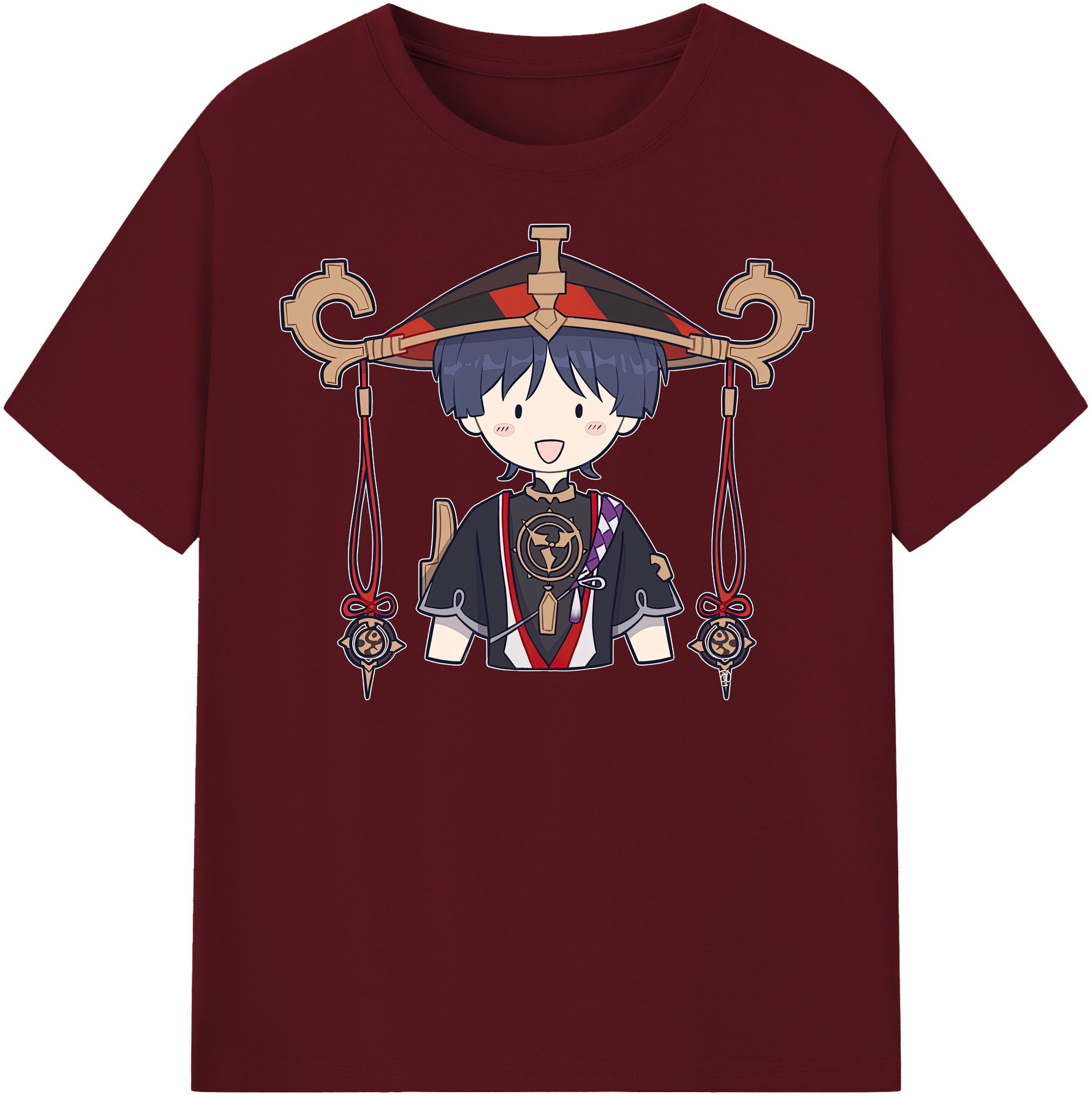 げんし神 さんペい genshin Sanpei 綿100％半袖Tシャツ（フロントプリント）